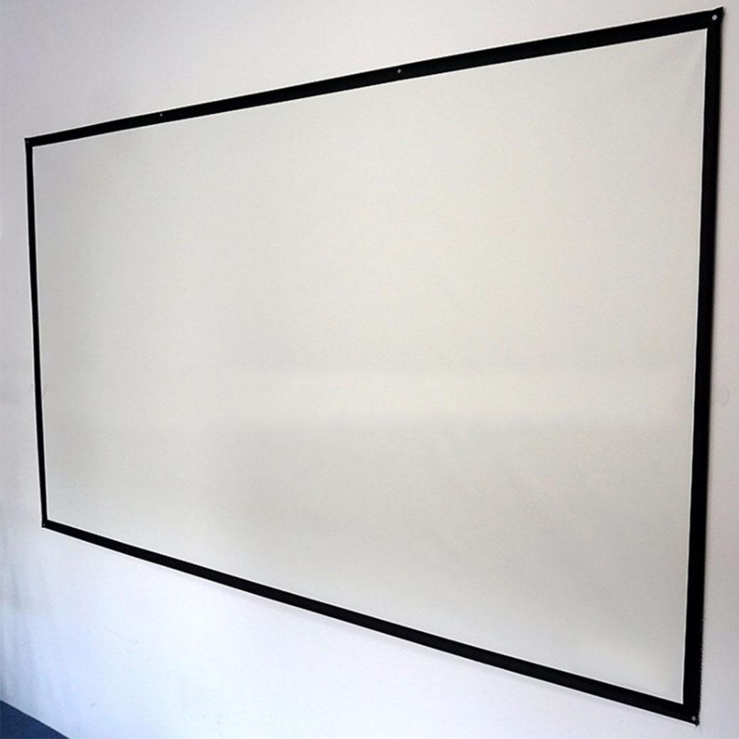 จอโปรเจคเตอร์ Projector screen CY-SS Matt White ขนาด 84 นิ้ว แบบไวนิลแขวนติดผนัง