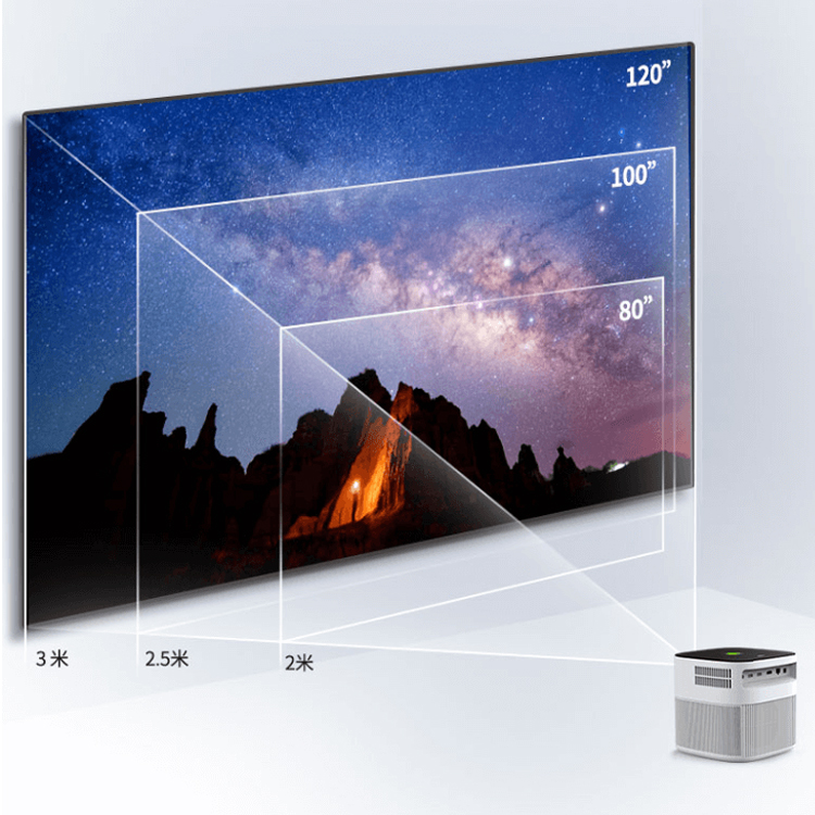 จอโปรเจคเตอร์ Projector screen CY-SS Matt White ขนาด 100 นิ้ว แบบไวนิลแขวนติดผนัง