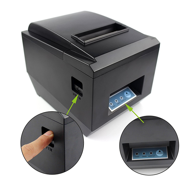 Symcode Thermal Receipt Printer MJ-8250 USB Pos 80 มม.ไม่ใช้หมึก เครื่องพิมพ์ใบเสร็จ 