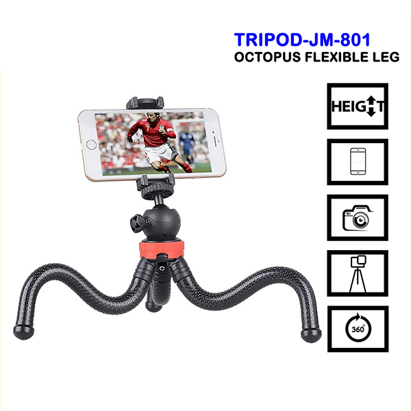 Octopus JM-801 Flexible Tripod For Cameras Gopro ขาปลาหมึก