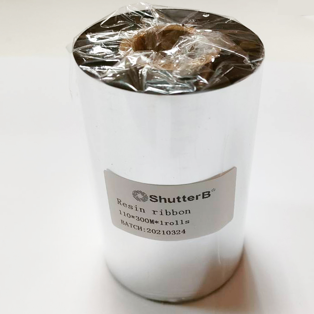 SHUTTER B Sticker Label สติ๊กเกอร์บาร์โค้ด 100x100mm 500 ดวง/ม้วน สติ๊กเกอร์ร้านค้า