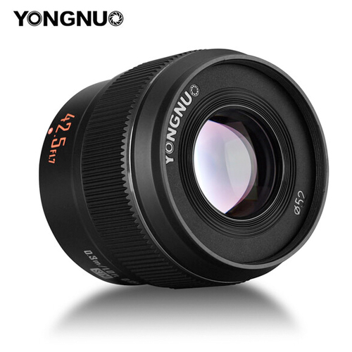 LENS YONGNUO 42.5MM./F1.7M II 0.3M/1.0FT FOR M4/3