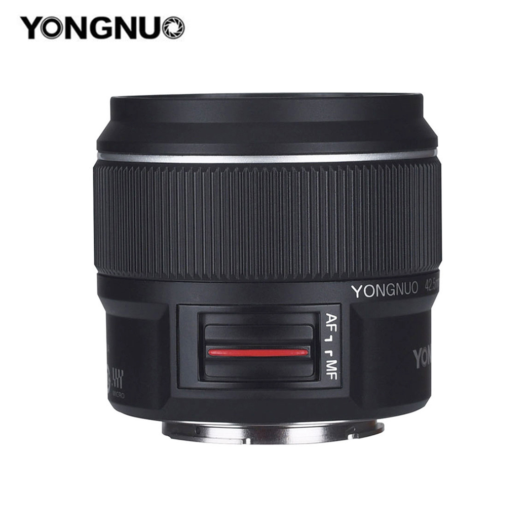 LENS YONGNUO 42.5MM./F1.7M II 0.3M/1.0FT FOR M4/3