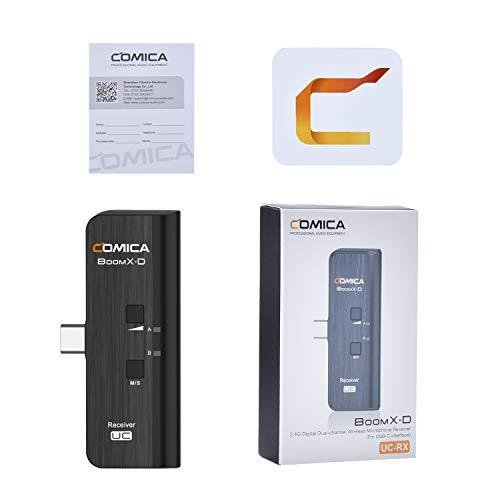 COMICA BoomX-D UC RX 2.4G Digital 1-Trigger-2 Wireless Microphone ไมโครโฟนไร้สายส่งสัญญาณและตัวรับ