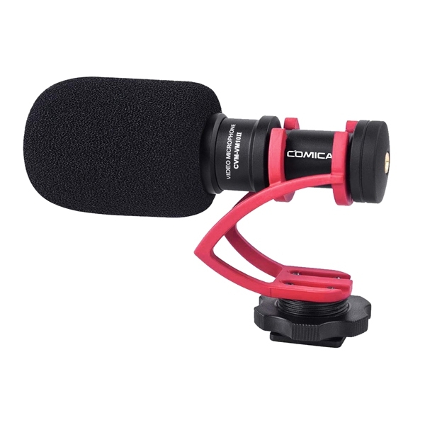 ไมโครโฟน COMICA CVM-VM10II RED Micro Compact Directional Condenser Shotgun Video Microphone