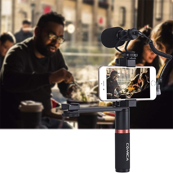 COMICA CVM-VM10-K4 Full Metal MINI compact on-camera Cardioid Directional Shotgun Video Microphone KIT