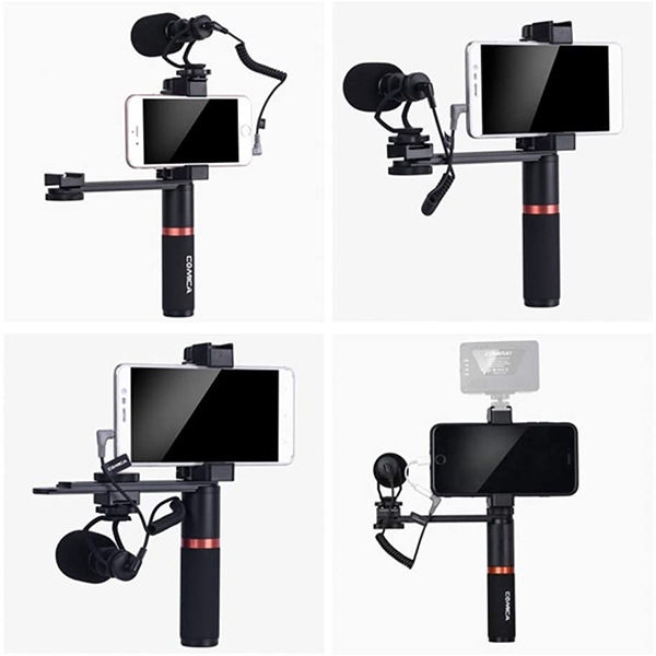 COMICA CVM-VM10-K4 Full Metal MINI compact on-camera Cardioid Directional Shotgun Video Microphone KIT