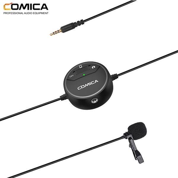 ไมโครโฟน COMICA SIG.LAV V03 Omni-Directional Video Lavalier Microphone for Camera & Smartphone