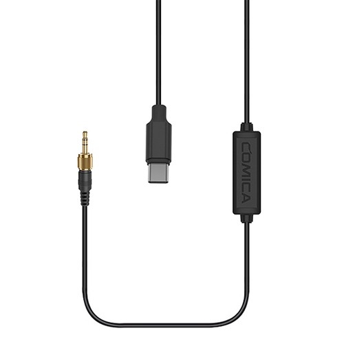 COMICA CVM-D-SPX (UC) 3.5mm TRS to USB-C Interface Audio Output Cable for Smartphone (สายยาว 45 cm)