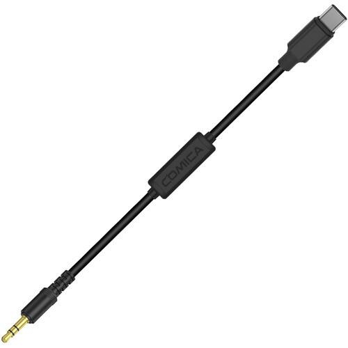 COMICA CVM-D-SPX (UC) 3.5mm TRS to USB-C Interface Audio Output Cable for Smartphone (สายยาว 45 cm)