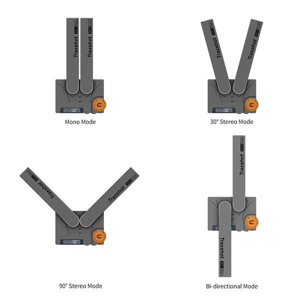 ไมโครโฟน COMICA Traxshot Super Cardioid Transformable All-in-One Shotgun Microphone for Camera/Smartphone