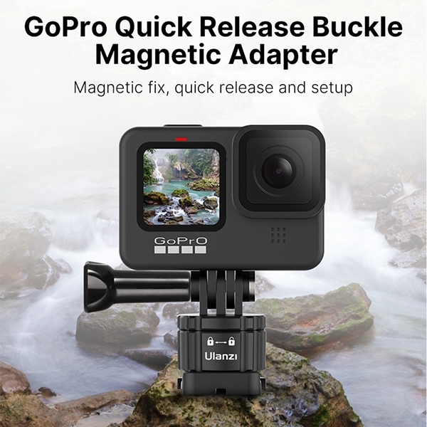 Ulanzi GP-11 GoPro Quick Release Magnetic Adapter อะแดปเตอร์สําหรับ Gopro 9 8 7 6 5