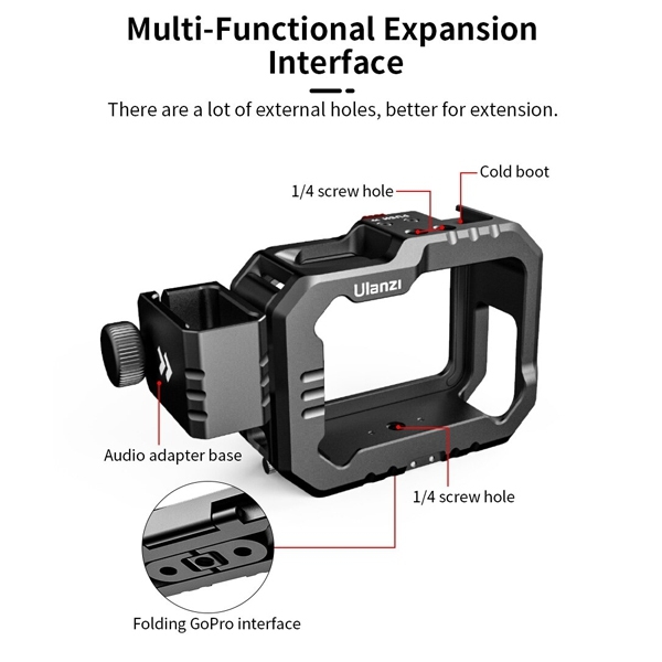 ULANZI G9-14 METAL CAGE FOR GOPRO HERO 9 SKU:2340 
