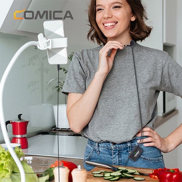 COMICA CVM-SIG.LAV V05 Multi-functional SINGLE Lavalier Microphone USB Type-C For Smartphone & Camera COMICA CVM-SIG.LAV V05 Multi-functional SINGLE Lavalier Microphone USB Type-C For Smartphone & Camera