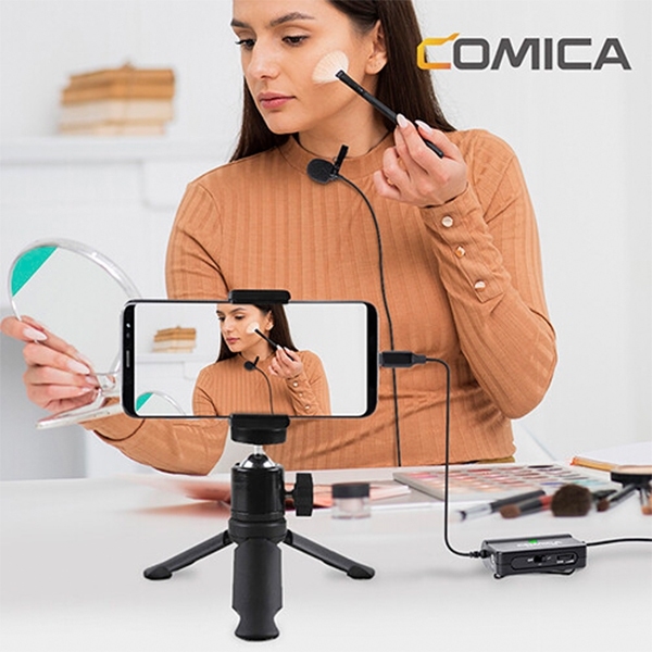 COMICA CVM-SIG.LAV V05 Multi-functional SINGLE Lavalier Microphone USB Type-C For Smartphone & Camera