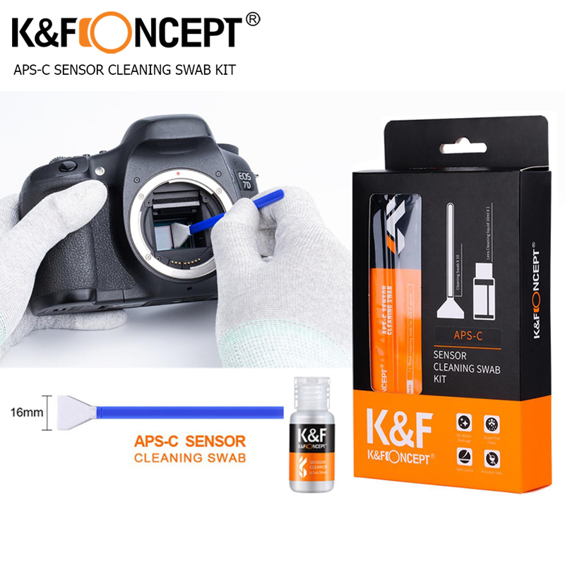 K&F CONCEPT 16mm APS-C SENSOR CLEANING SWAB KIT (SKU.1616) K&F CONCEPT 16mm APS-C SENSOR CLEANING SWAB KIT (SKU.1616)
