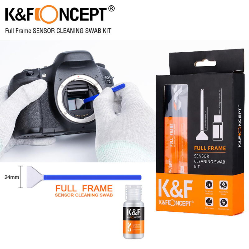 K&F CONCEPT 24mm FULL FRAME SENSOR CLEANING SWAB KIT (SKU.1617)