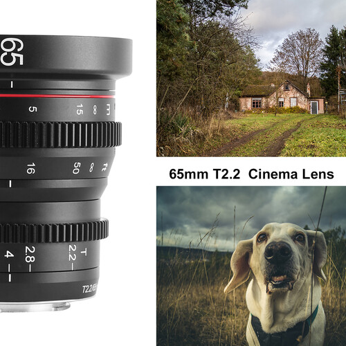 Lens MEIKE 65mm T2.2 Manual Focus Cinema Lens for M4/3