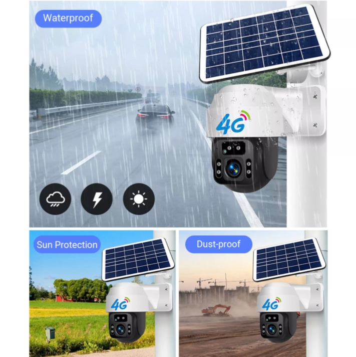 4G Antelligent Solar Energy Alert PTZ Camera 1080P HD Outdoor (Q5)