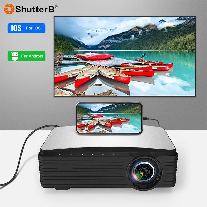 ShutterB AKEY7S โปรเจคเตอร์ Full HD 8000Lumens ( Android 9.0 รองรับ Dolby 3D Sound)