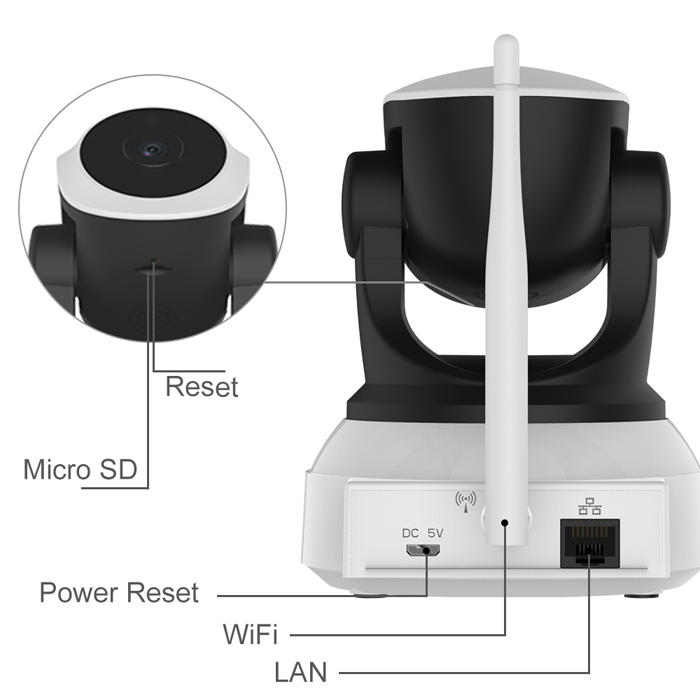 VSTARCAM CS661 HD 1296P 3.0MP H.264+ WiFi IP Camera