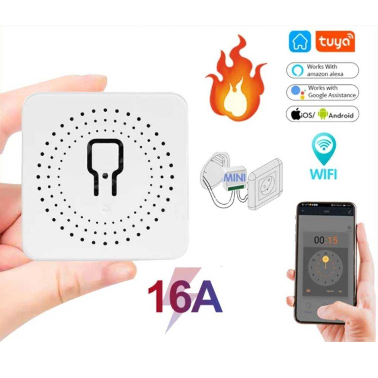 Mini smart swith 16A มินิสมาร์ท Wifi DIY รองรับ 2 ทิศทาง