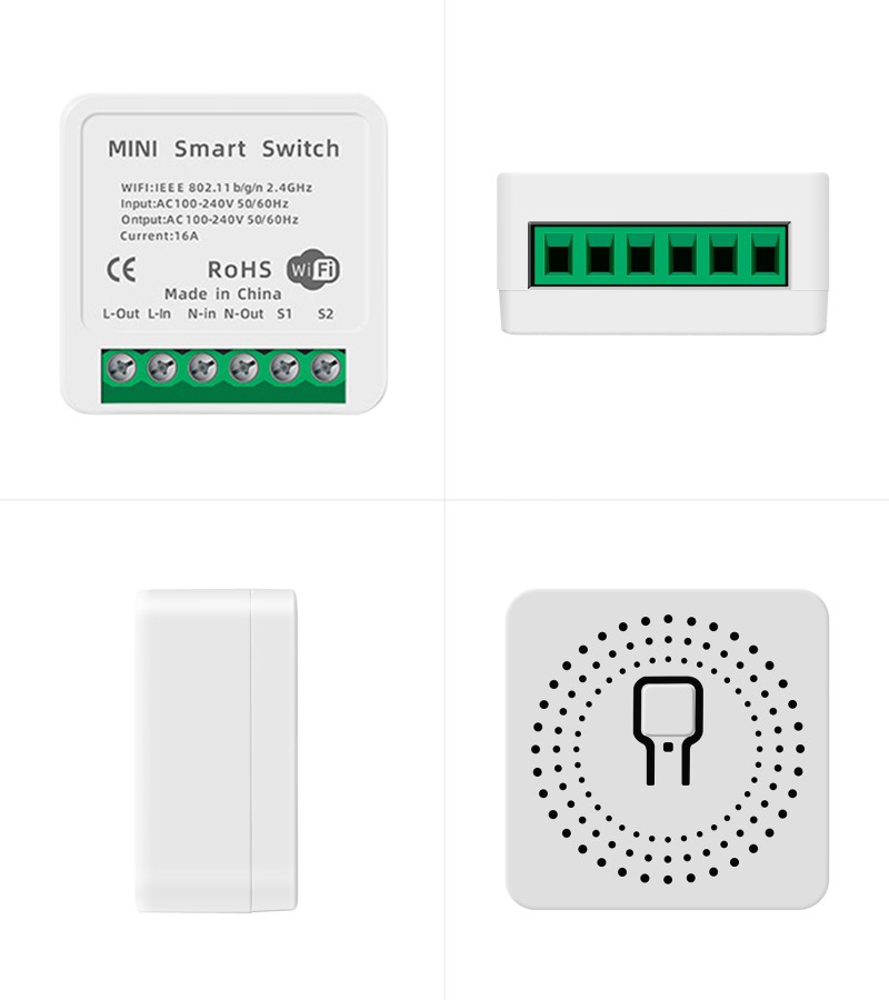 Mini smart swith 16A มินิสมาร์ท Wifi DIY รองรับ 2 ทิศทาง