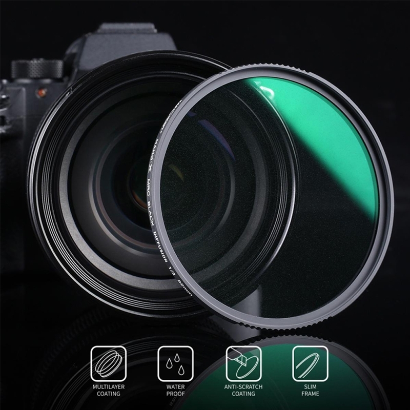 K&F Concept NANO-X Black Diffusion 1/1 Filter 58mm 