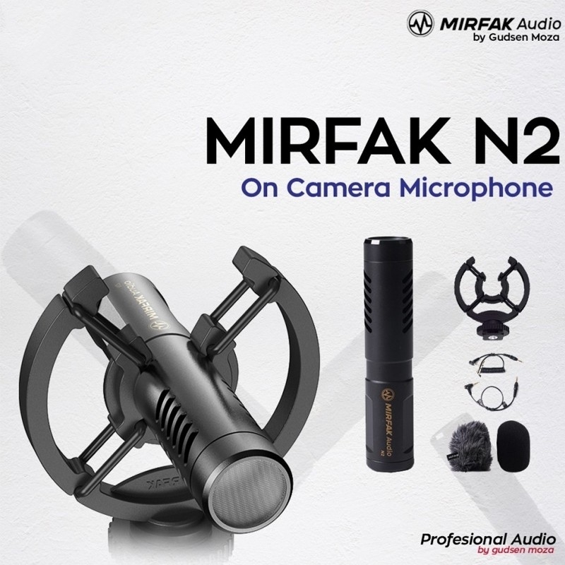 MIRFAK COMPACT ON CAMERA MICROPHONE N2 ไมค์ติดหัวกล้อง MIRFAK COMPACT ON CAMERA MICROPHONE N2 ไมค์ติดหัวกล้อง