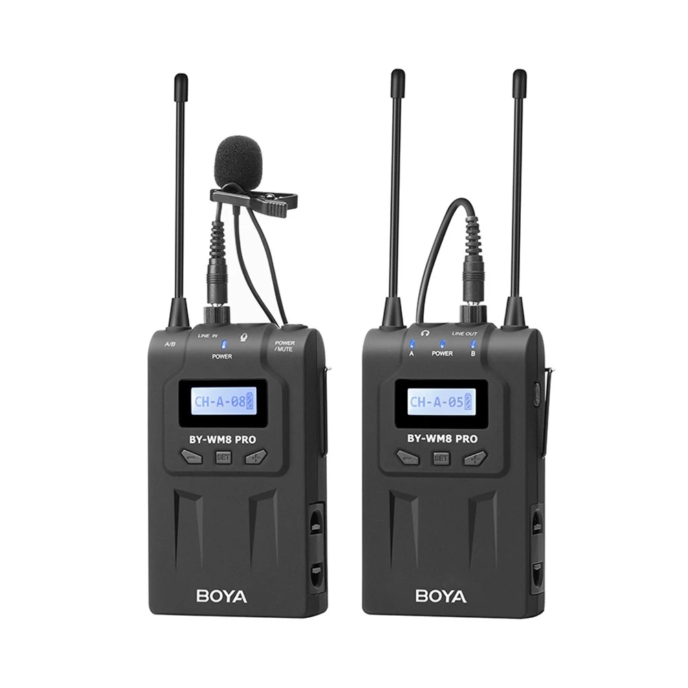 Boya BY-WM8 Pro-K1 Wireless Microphone Dual-Channel