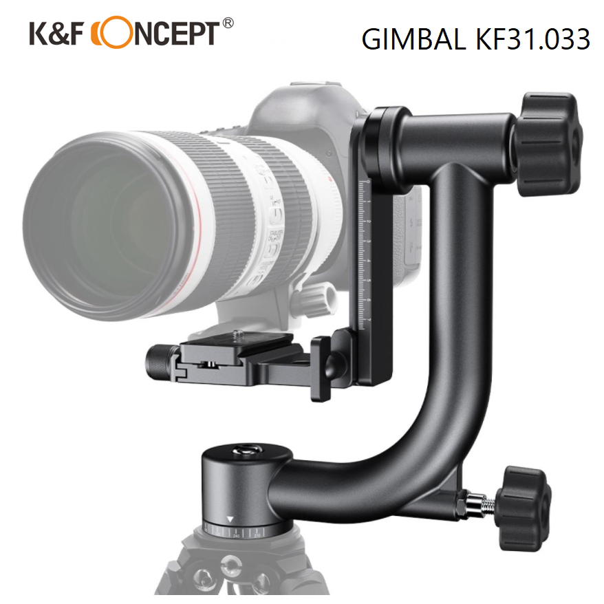 K&F Concept Tripod TM2235 Silver Aluminium ขาตั้งกล้อง