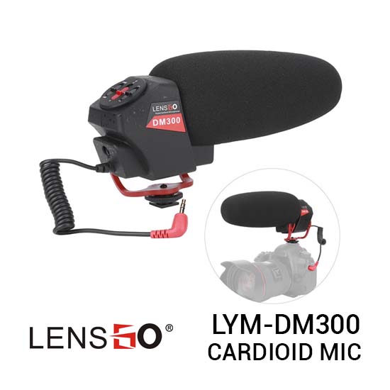 Lensgo LYM-DM300 Shotgun Microphone Super-cardioid