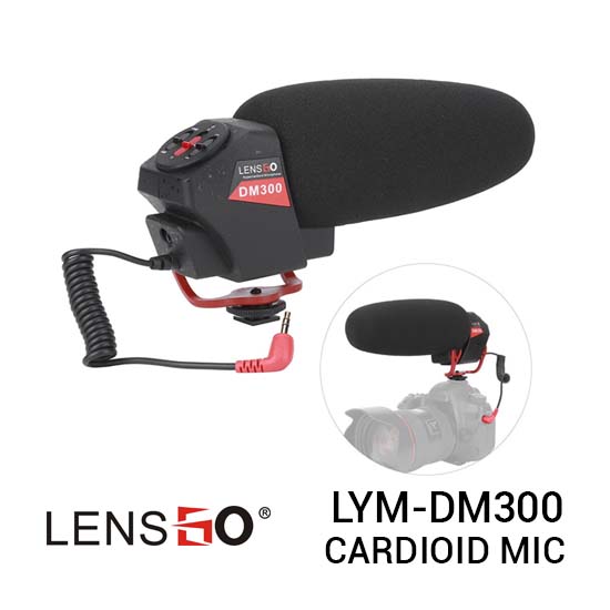 Lensgo LYM-DM300 Shotgun Microphone Super-cardioid Lensgo LYM-DM300 Shotgun Microphone Super-cardioid
