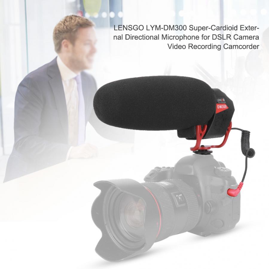 Lensgo LYM-DM300 Shotgun Microphone Super-cardioid