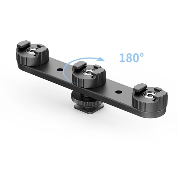 Ulanzi PT-23 Plate 3-Cold Shoe Expansion Bracket อุปกรณ์เสริมกล้อง