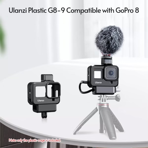 Ulanzi G8-9 Plastic Gopro 8 Vlog Case Protective Housing เคสสำหรับ Gopro Hero 8