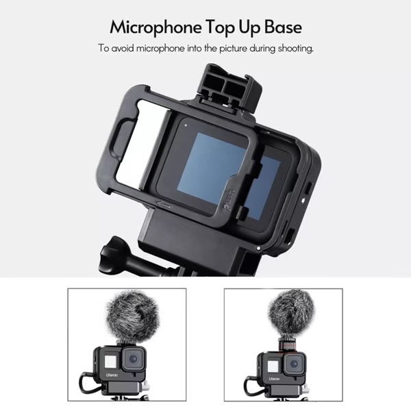 Ulanzi G8-9 Plastic Gopro 8 Vlog Case Protective Housing เคสสำหรับ Gopro Hero 8