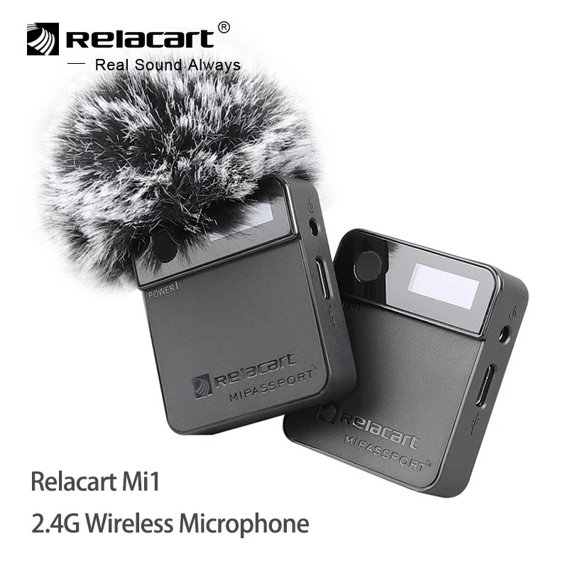 RELACART Mi 1 Mipassport 2.4G Wireless Microphone RELACART Mi 1 Mipassport 2.4G Wireless Microphone