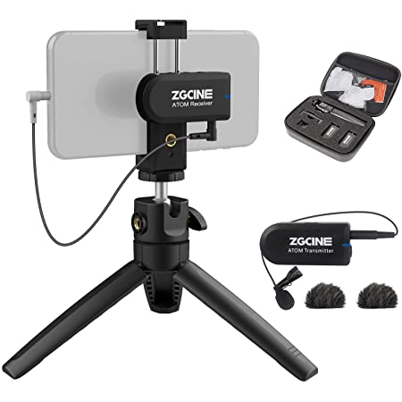 ZGCINE WIRELESS MICROPHONE SYSTEM 2.4G 1V2 ไมโครโฟนไร้สายส่ง 2 , ตัวรับ 1 