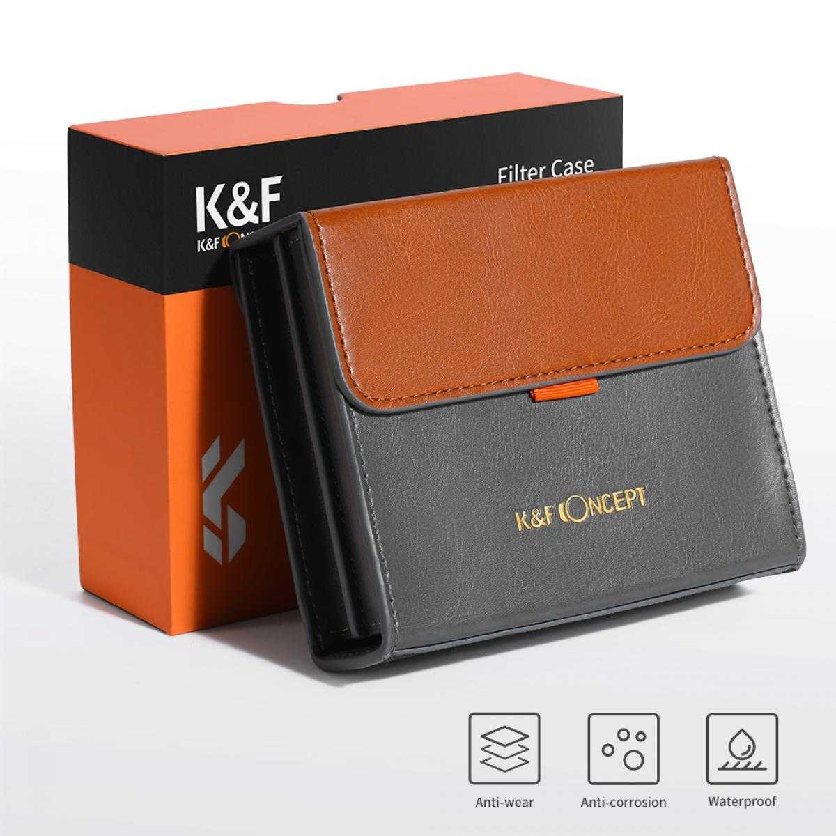 K&F FILTER CASE FOR ROUND OR SQUARE ND CPL 100x100MM. (KF13.106)
