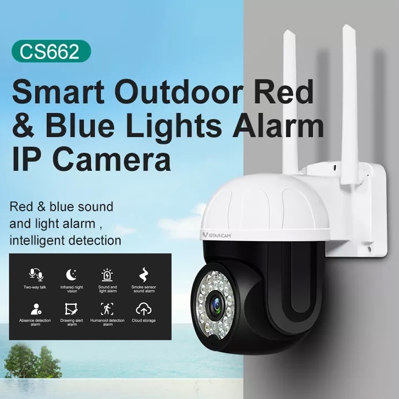 IP CAMERA VSTARCAM HD-CS662 กล้องวงจรปิดไร้สาย IP CAMERA VSTARCAM HD-CS662 กล้องวงจรปิดไร้สาย