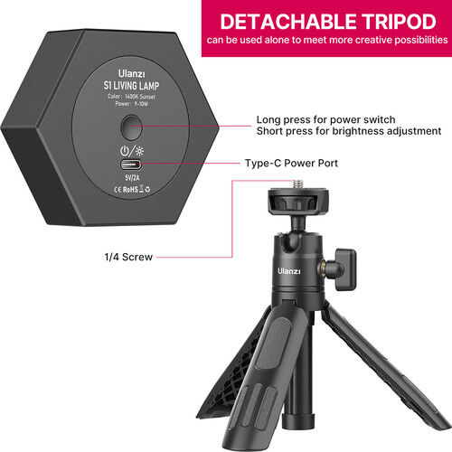 ULANZI EXTENDABLE TRIPOD GO-QUICK II SKU:3113