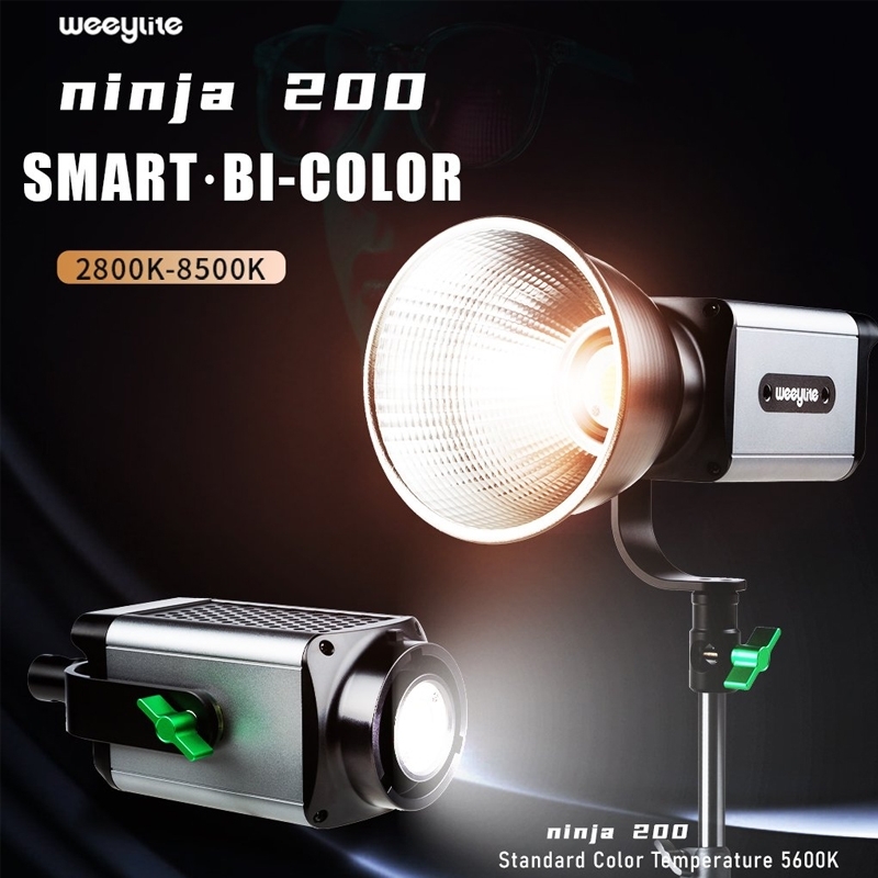 Weeylite ninja 200 Portable Bi-color 60W ชุดไฟสตูดิโอ