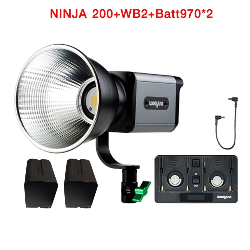 Weeylite ninja 200 Portable Bi-color 60W ชุดไฟสตูดิโอ