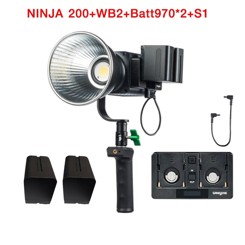 Weeylite ninja 200 Portable Bi-color 60W ชุดไฟสตูดิโอ