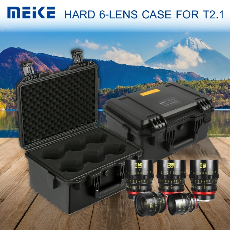 กล่องใส่เลนส์ MEIKE HARD Lens Case For T2.1 Cinema Full frame Lens กล่องใส่เลนส์ MEIKE HARD Lens Case For T2.1 Cinema Full frame Lens