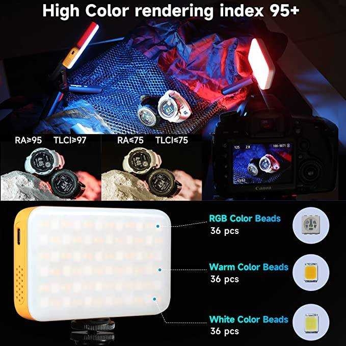 Weeylite S05 RGB Pocket LED Light 2800K~6800K