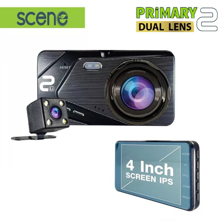 กล้องติดรถยนต์ CAR CAMERA DUAL PRIMARY 2 Li (เมนูภาษาไทย)