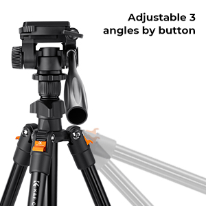 K&F Concept KF09.115 Aluminum Tripod K234A0+Video Head ขาตั้งกล้อง