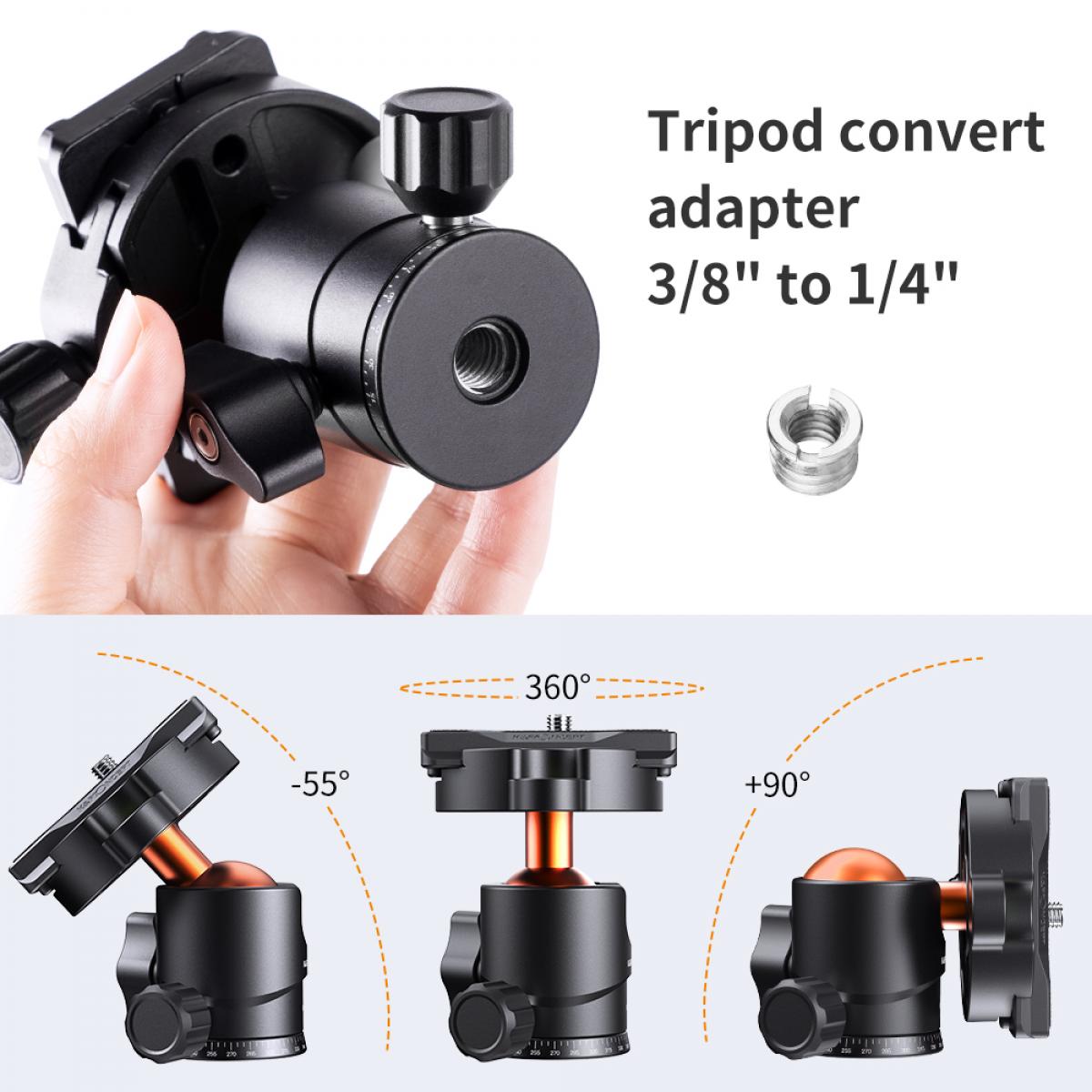 SIRUI T-005SR B-00R Tripod with C-10X Ball Head ขาตั้งกล้อง